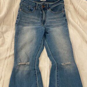 Women's Blue and Navy Jeans